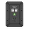 QINLIANF 5-Outlet Surge Protector Wall Extender (1,680J)