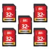 Gigastone 32GB SD Card 5-Pack UHS-I U1 Class 10