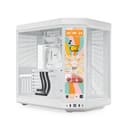 HYTE Y70 Touch Infinite Modern Aesthetic Gaming PC Case - Snow White