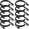 Vorothin HDMI Cable, 10-Pack, 6ft