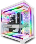 MUSETEX Y6 ATX Mid Tower PC Case - White