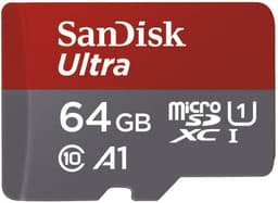 SanDisk Ultra 64GB microSDXC UHS-I Memory Card