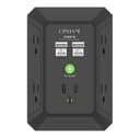 QINLIANF 5-Outlet Surge Protector Wall Extender (1,680J)