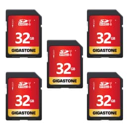 Gigastone 32GB SD Card 5-Pack UHS-I U1 Class 10