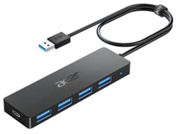 Acer USB Hub 4 Ports, USB 3.0 Splitter for Laptop/PC