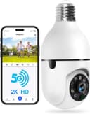 WESECUU Light Bulb Security Camera