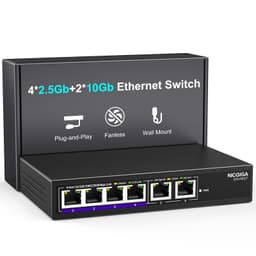 NICGIGA 6-Port 10G Switch (2 x 10G + 4 x 2.5G)