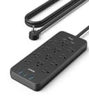 Anker 12-Outlet Surge Protector with USB-C (2,100J)