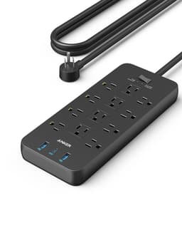 Anker 12-Outlet Surge Protector with USB-C (2,100J)