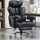 GTPLAYER Big and Tall Gaming Chair 400lbs (Earth-Black)