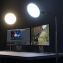 Weilisi 10.2" Desk Ring Light with Stand