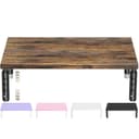 ECOLOVI Adjustable Wood Monitor Stand