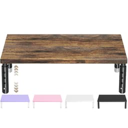 ECOLOVI Adjustable Wood Monitor Stand