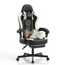 Kslysuty Desk Computer Gaming Chair with Footrest