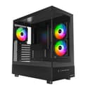 MONTECH XR Panoramic High Airflow ATX PC Case - Black