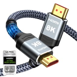 Highwings 8K HDMI 2.1 Cable 48Gbps 6.6ft